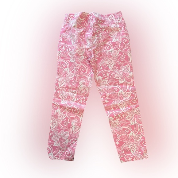 Vacation - Pink Floral Lightweight Jeans‎ - Picture 2 of 4